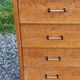 Vintage oak chest of drawers with 4 drawers from the 1960s.
