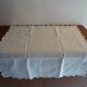 Set de 2 taies d'oreillers brodées monogrammées R.A anciennes en coton 70cm sur 73 cm