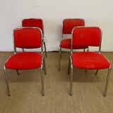 Set of 4 visitor chairs