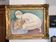 Oil Painting Canvas Psyche Woman Nude with Cat After Leonor Fini