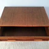 Vintage rattan chest of drawers 4 drawers