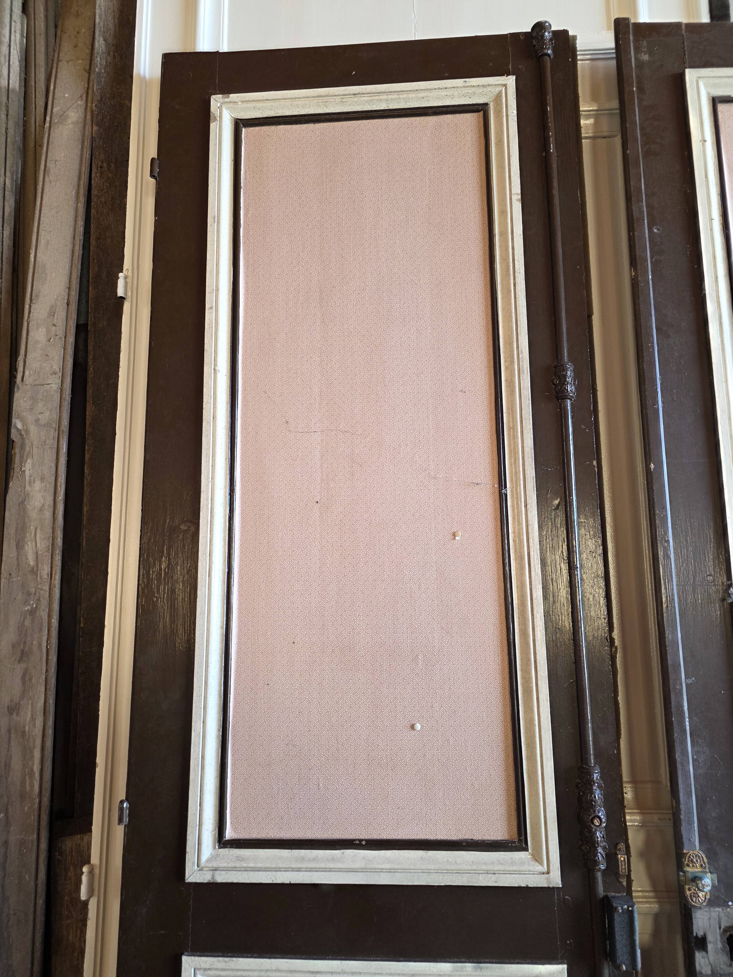 3 paires de portes de séparation du XIXème s.