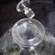 Fine crystal spirits decanter engraved with fern motifs