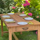 Farm table - solid oak light wood