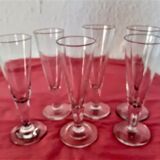 6 flutes champagne glasses