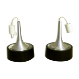 Pair of vintage 1970 luminaires