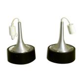 Pair of vintage 1970 luminaires