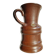 Vase en céramique numéroté brun du milieu du siècle d'Ueberlacken