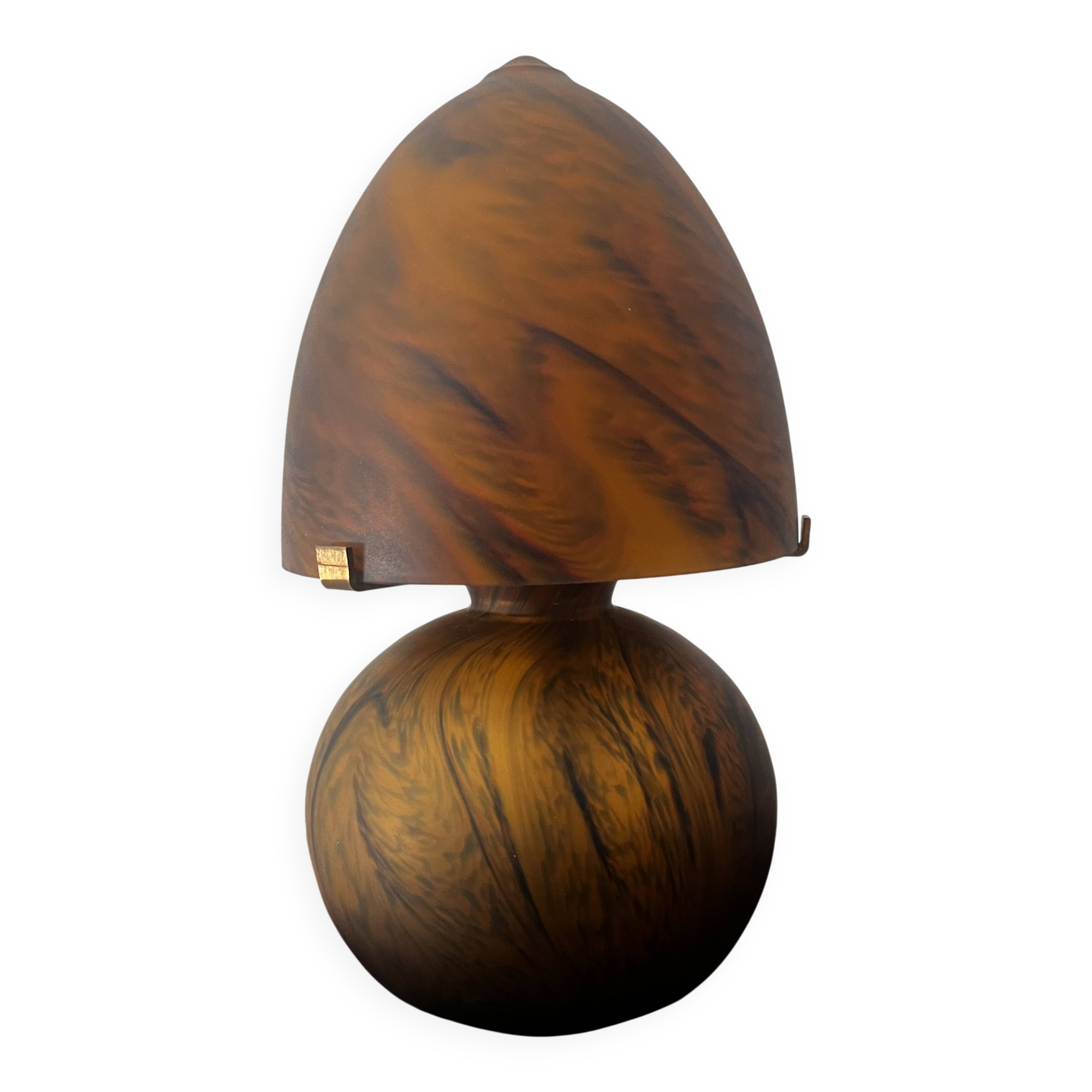 Mushroom lamp glass paste