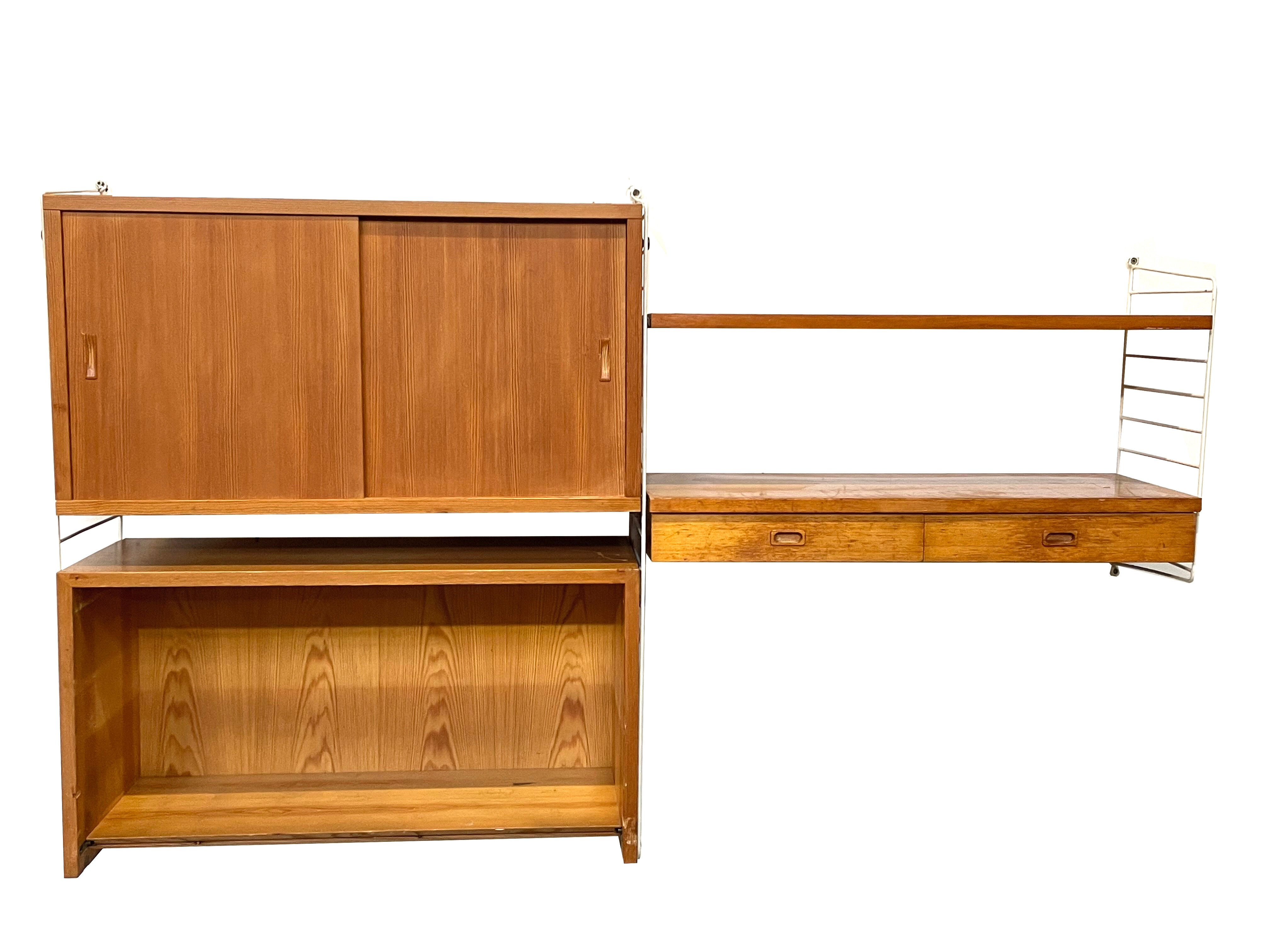 Mid Century Nisse Strinning string wall system 1960