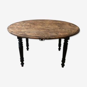 Solid wood table