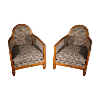 Paul Follot's 1930 Pair of Armchairs