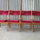 Rangée de 4 chaises de théâtre