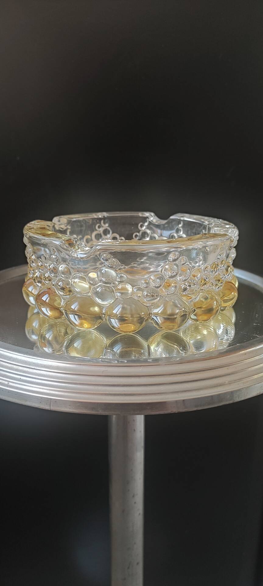 Vintage ashtray Walther Glas, Bolero series. 1960s/70s.