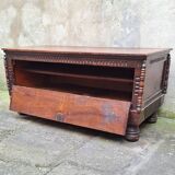Coffre de mariage cassone en bois