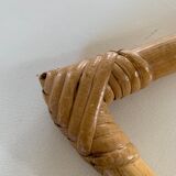 Bamboo wall sconce