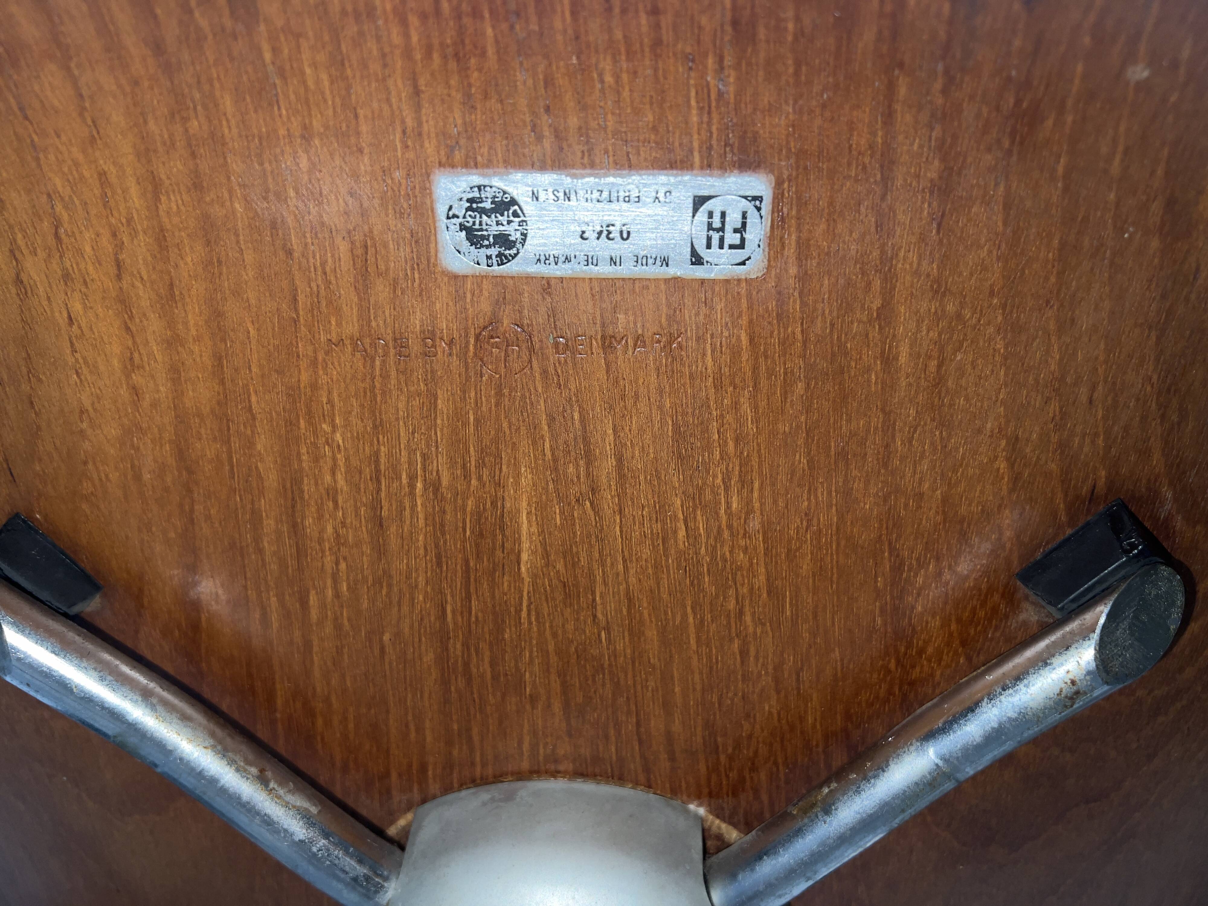 Set of 2 swivel chairs Model 3113 by Arne Jacobsen, Fritz Hansen, 1960s