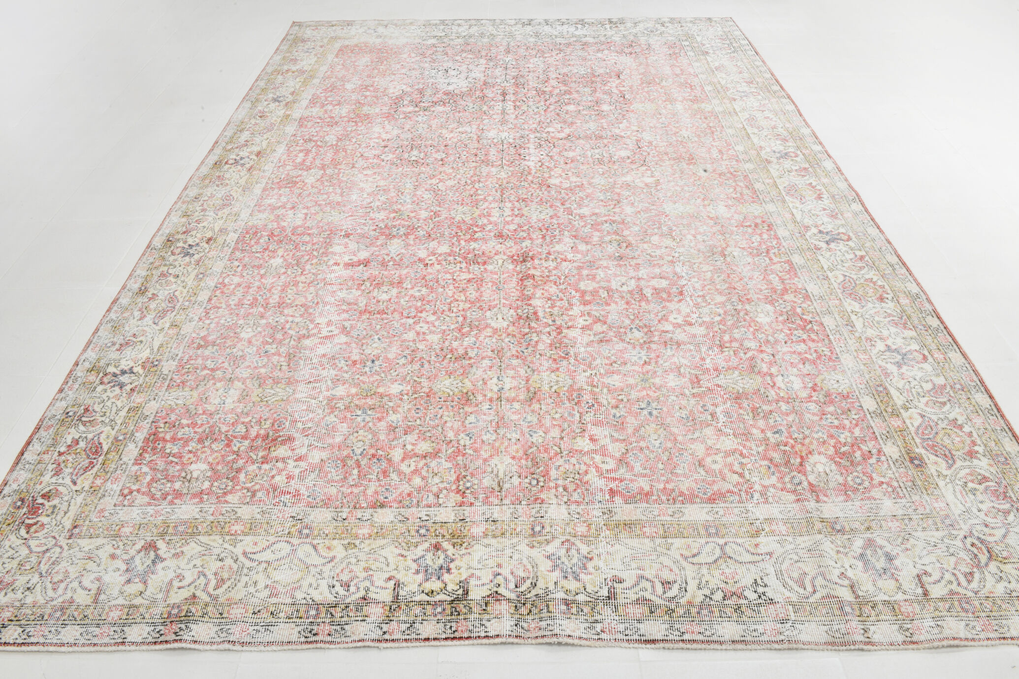 Tapis persan rouge pâle 8x12, 261x361cm