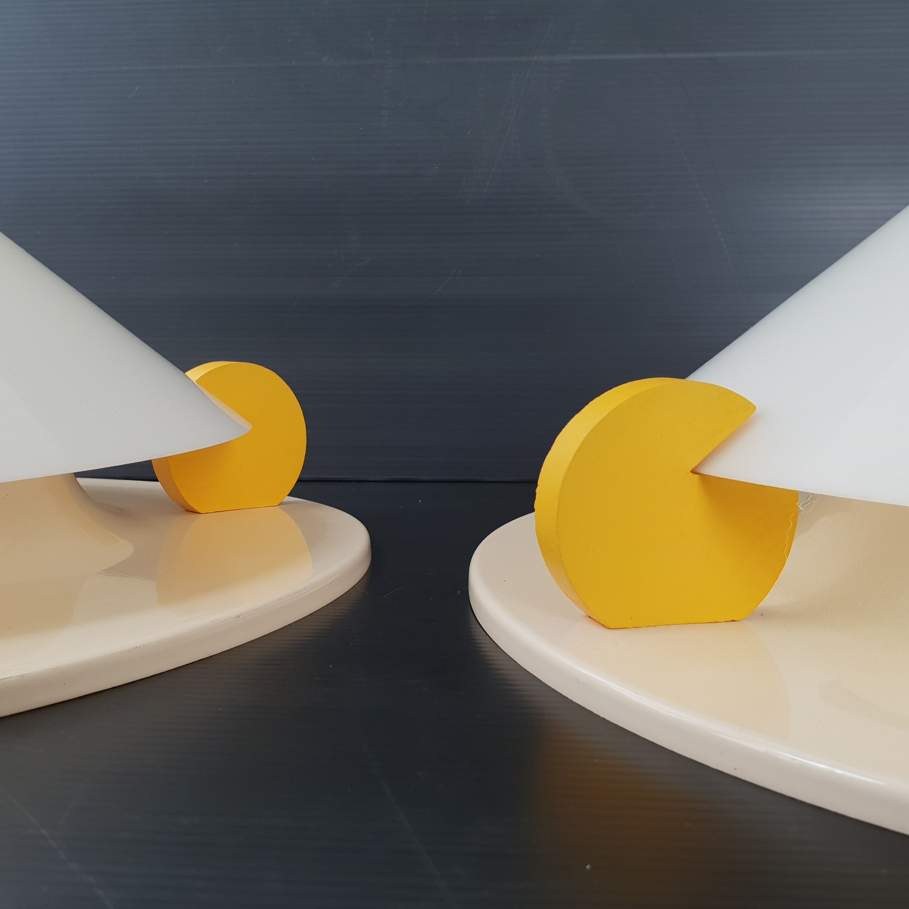 Pair of IKEA ceiling lights, 1980
