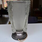 Art deco lamp jean gauthier ezan opalescent glass 1930s