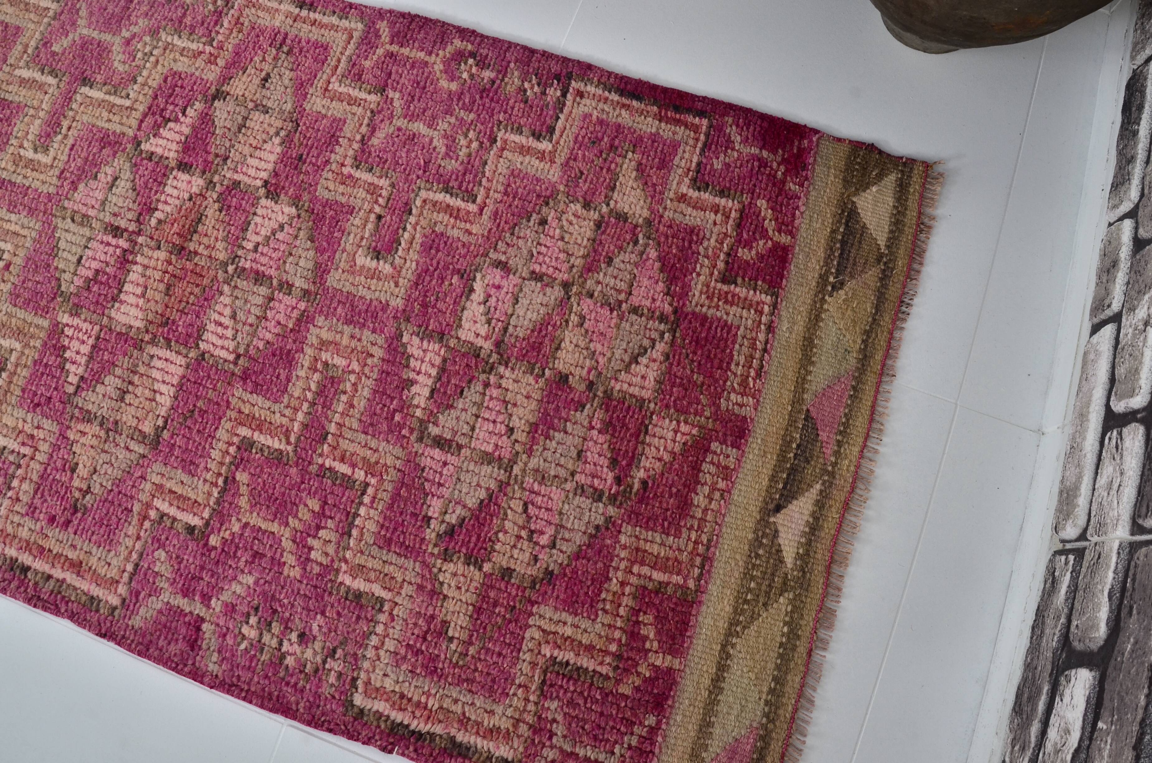 Geometric Vintage Anatolian Runner Rug sku 2174