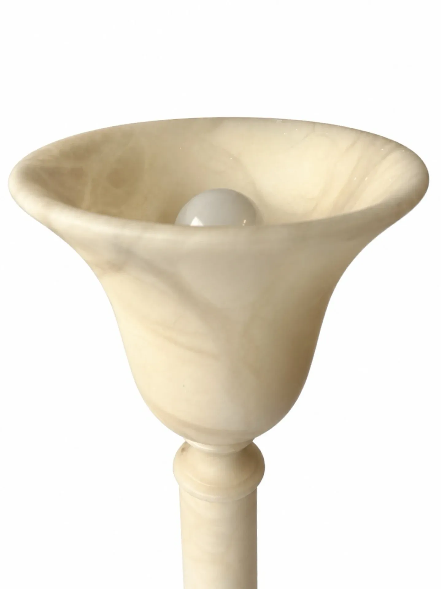 Pair of Alabaster Table Lamps by Massive