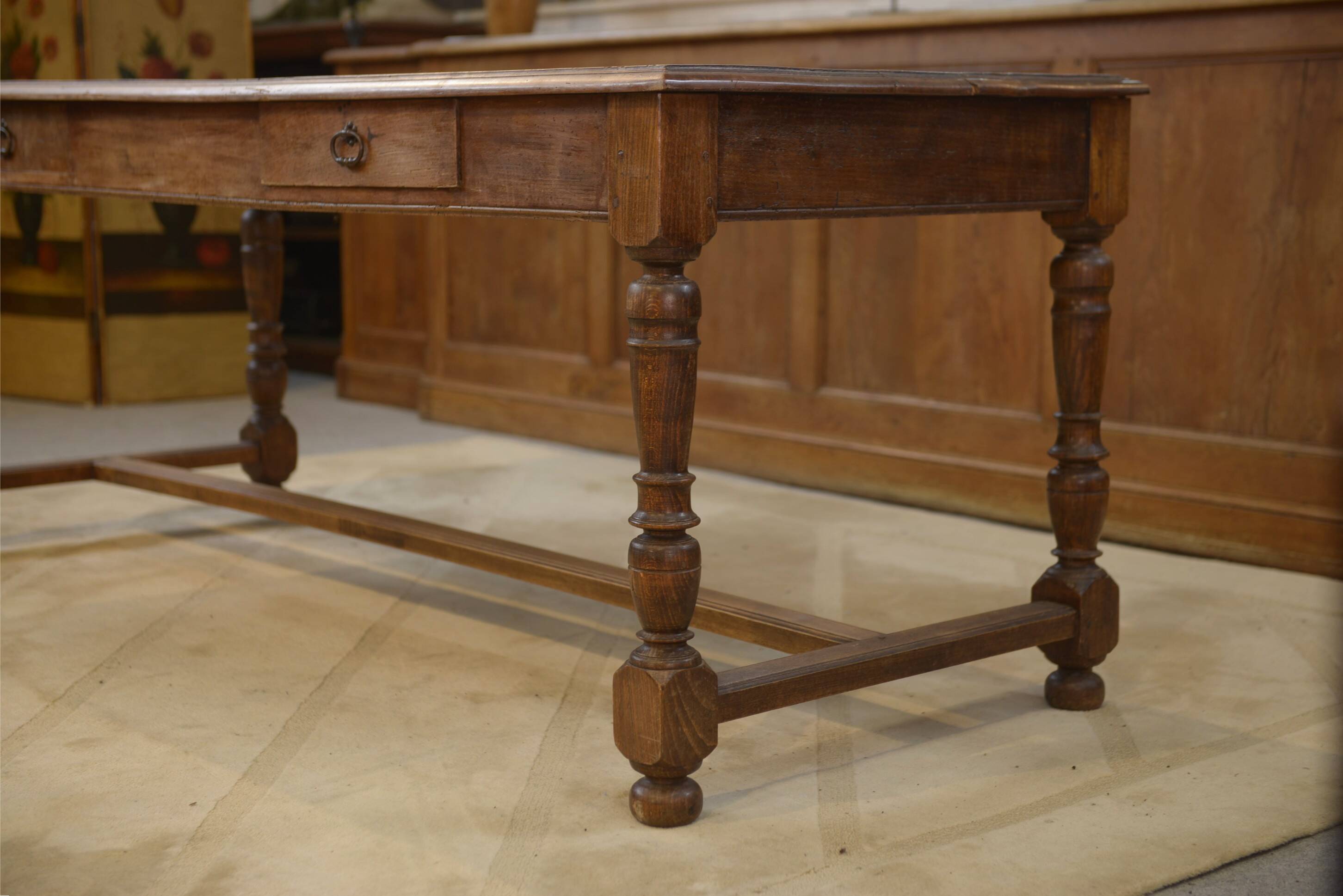 Farm table in beech from the late 19th century.