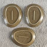 3 stoneware cups