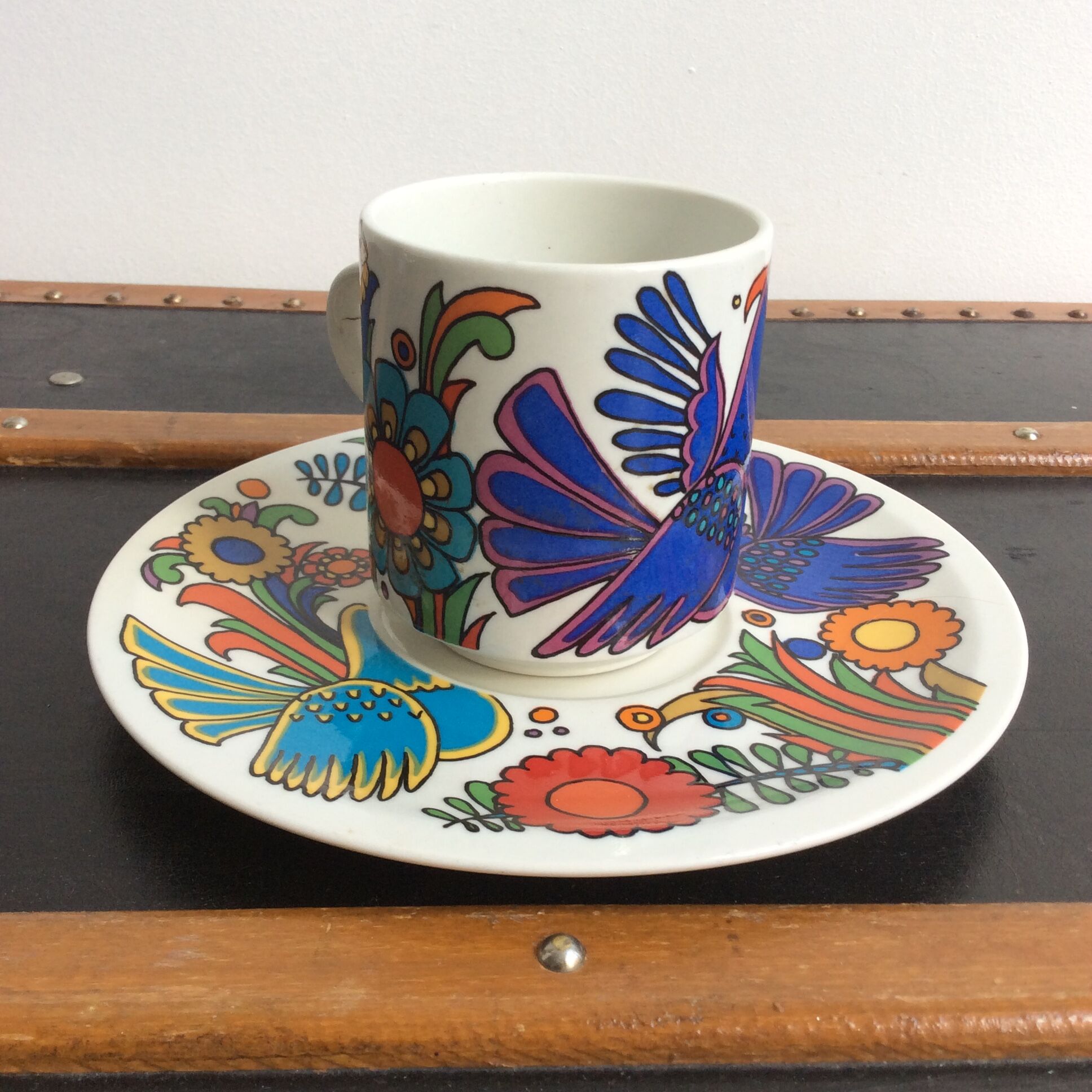 Villeroy and Boch cup and coffee cup model Acapulco vintage