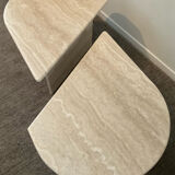 Travertine coffee table from the 70s-80s