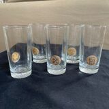 5 glasses Cinzano Toronto Roma venezia