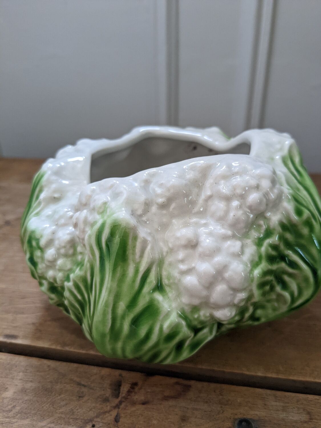 Pot cauliflower in slip