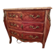 Commode style Louis XV marbre et bois de rose