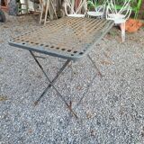 Ancienne table de jardin pliante