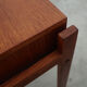 Table de chevet en teck, design danois, années 1970, production: Danemark