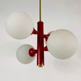 Red suspension by Kaiser, Germany, 60s