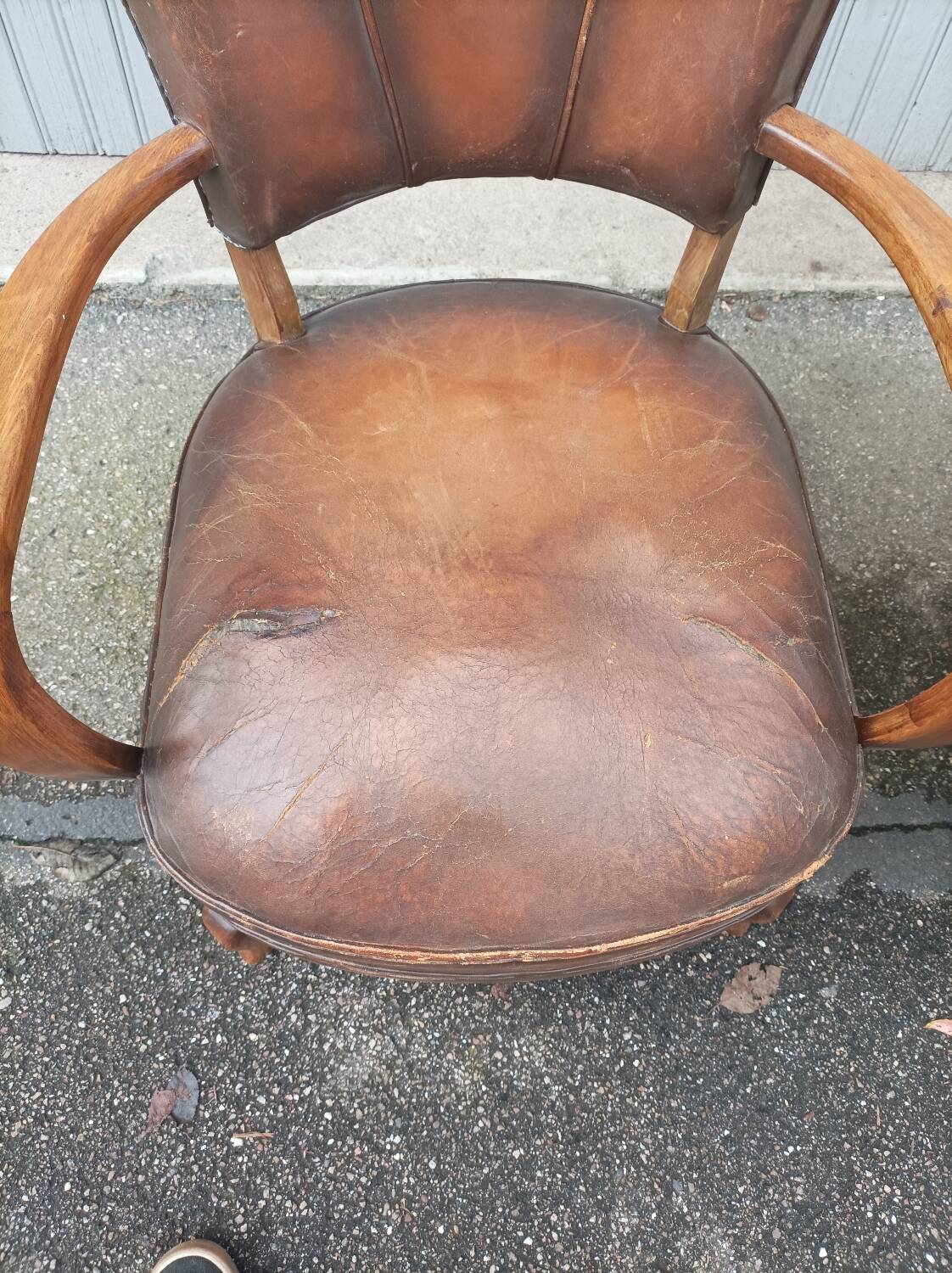 Pair of club chairs
