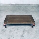 Brass coffee table, France, 1960s