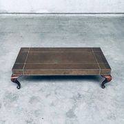 Brass Coffee Table, France, 1960s