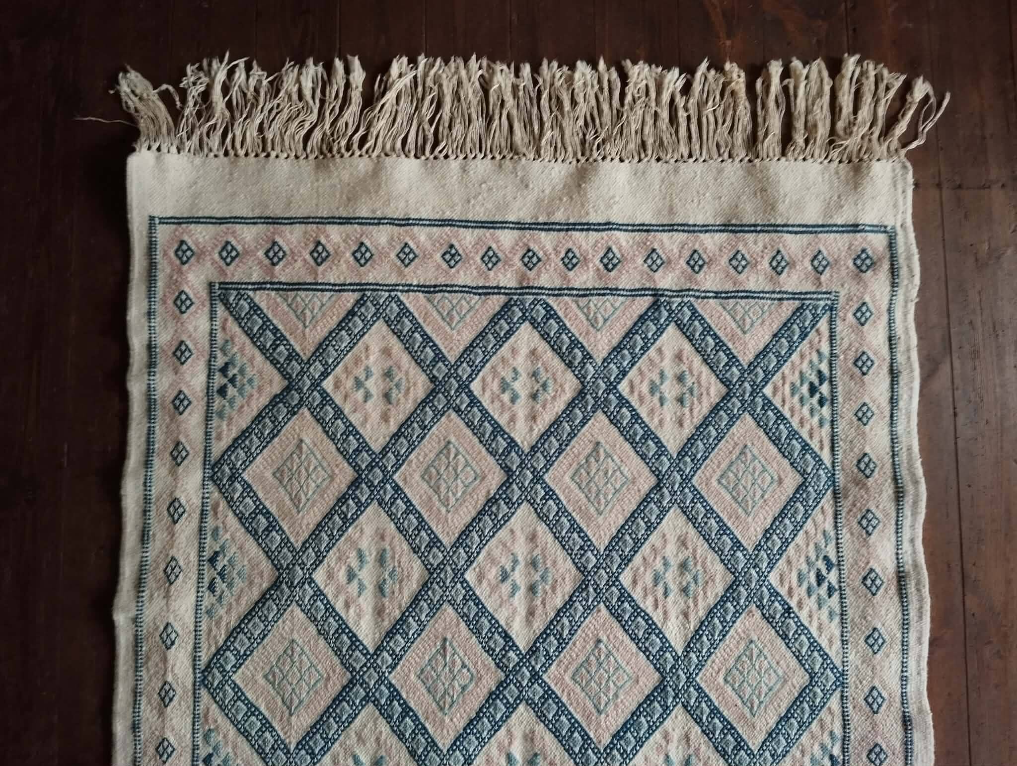 Handmade Berber Kilim Kairouan 203x102cm