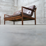 Mid-Century Swedish Rosewood 3-Seater Sofa by Karl Erik Ekselius for JOC Vetlanda, 1960s