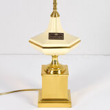 Hollywood regency brass mariner table lamp mid century, spain