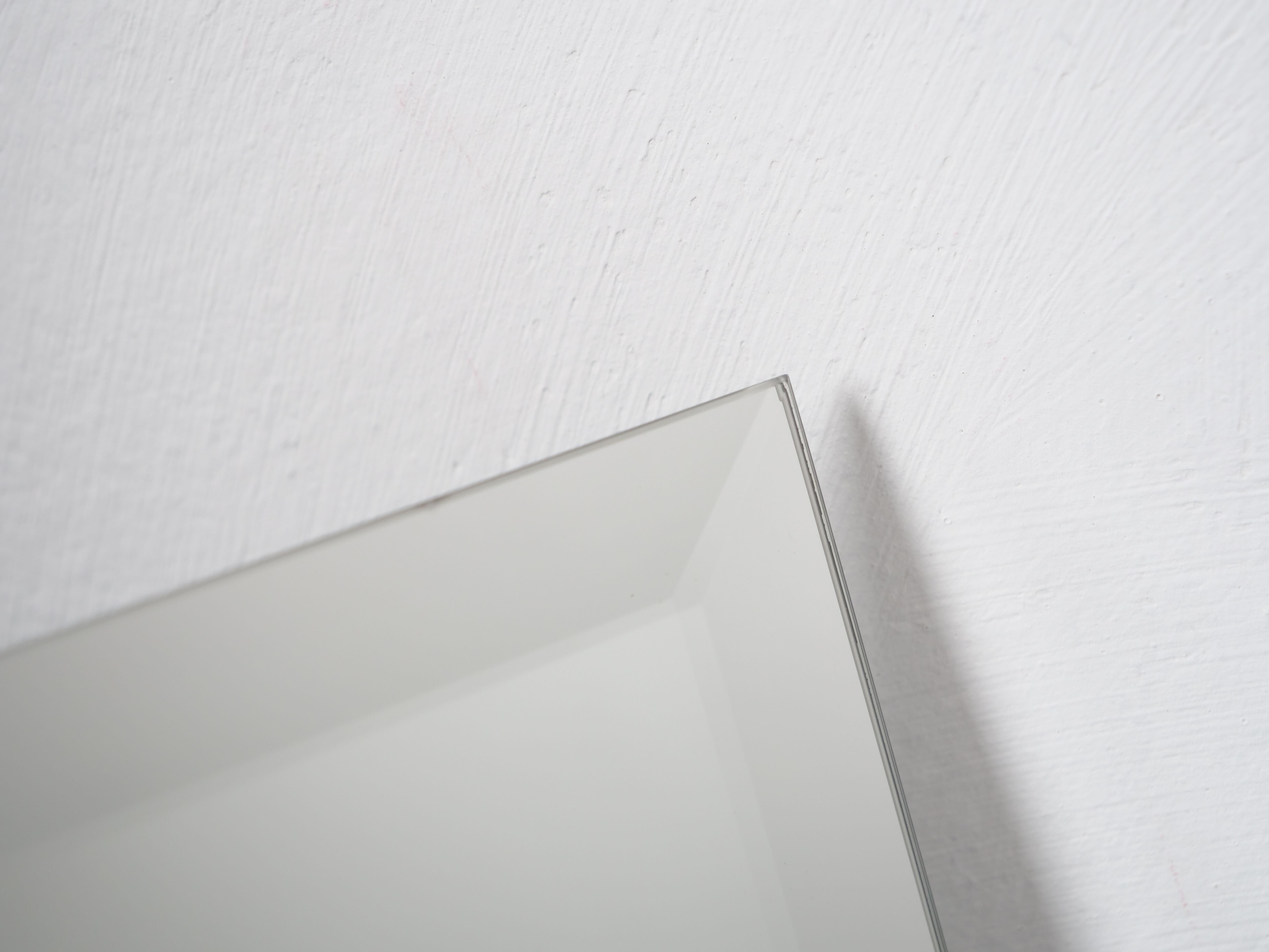 large decorative relief mirror 1980