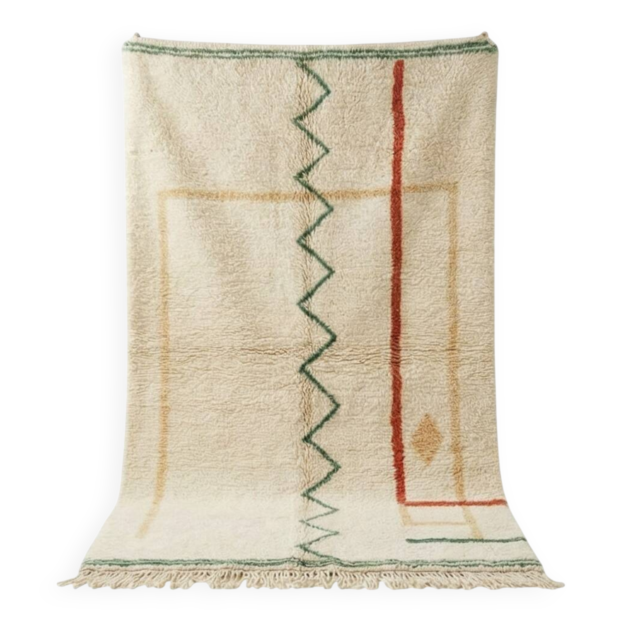 Tapis marocain en laine moderne