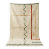 Modern wool Moroccan rug