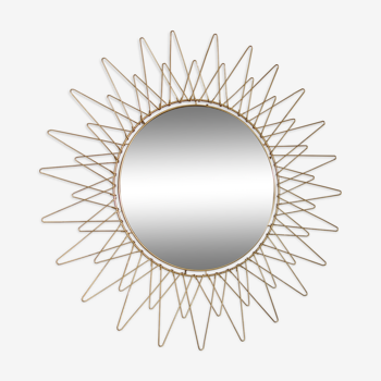 Mirror Sun articulated brass of the 1960s 58cm