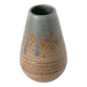 Petit vase en grès, forme conique - 11 x 8 cm