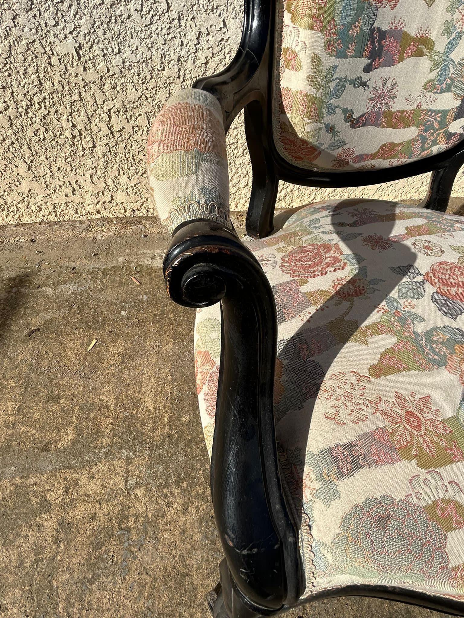 Pair of Voltaire armchairs