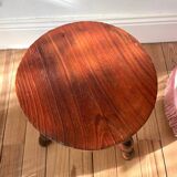 Vintage wooden tripod stool