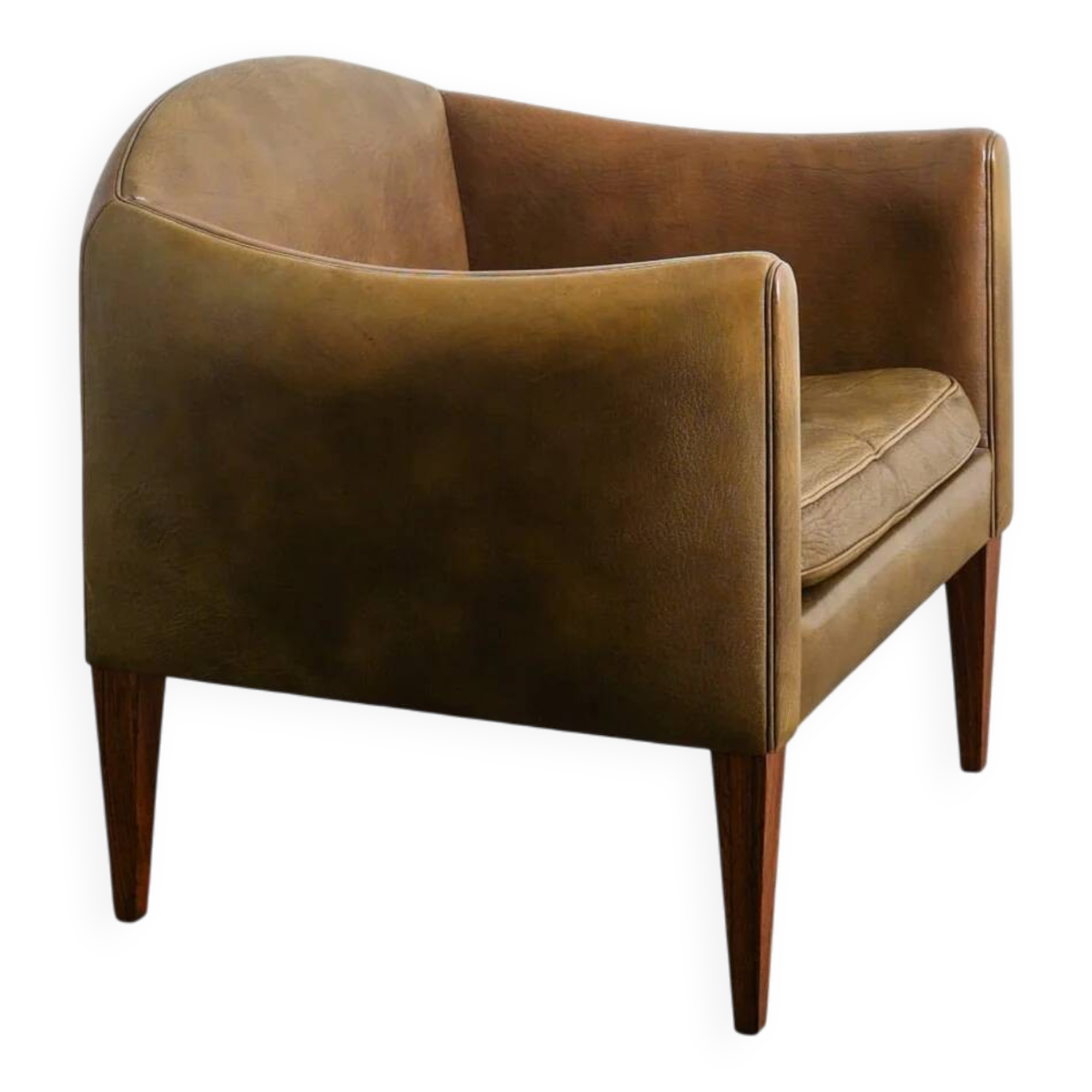 Danish Mid Century "V12" Armchair by Illum Wikkelsø, 1960s